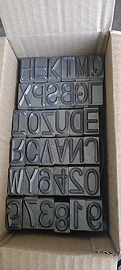 Alphabet And Number Stamps For Metal